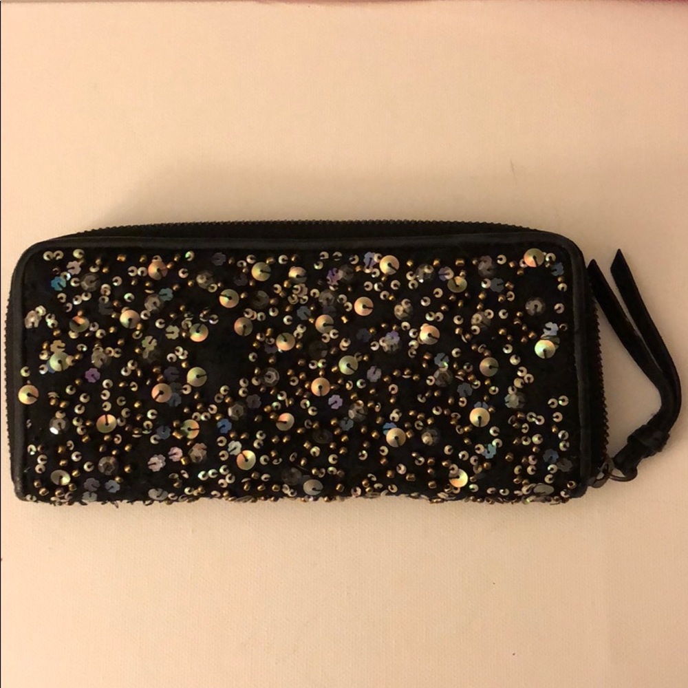 AllSaints sequin wallet - Picture 2 of 6